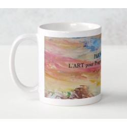 MUG aux couleurs d'un artiste PARTAGEOS