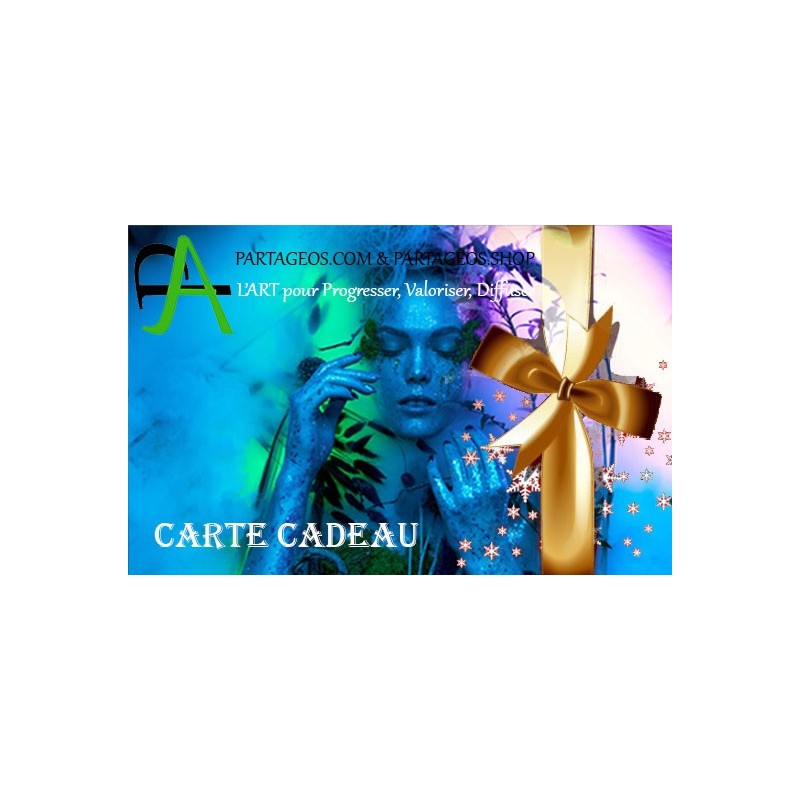 Cartes cadeaux + Partageos.com !