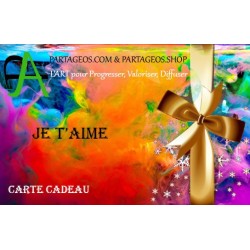 Cartes cadeaux + Partageos.com !