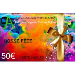 Cartes cadeaux + Partageos.com !