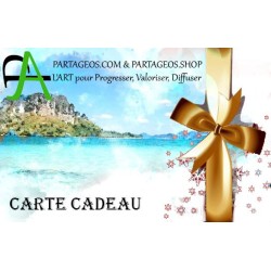 Cartes cadeaux + Partageos.com !