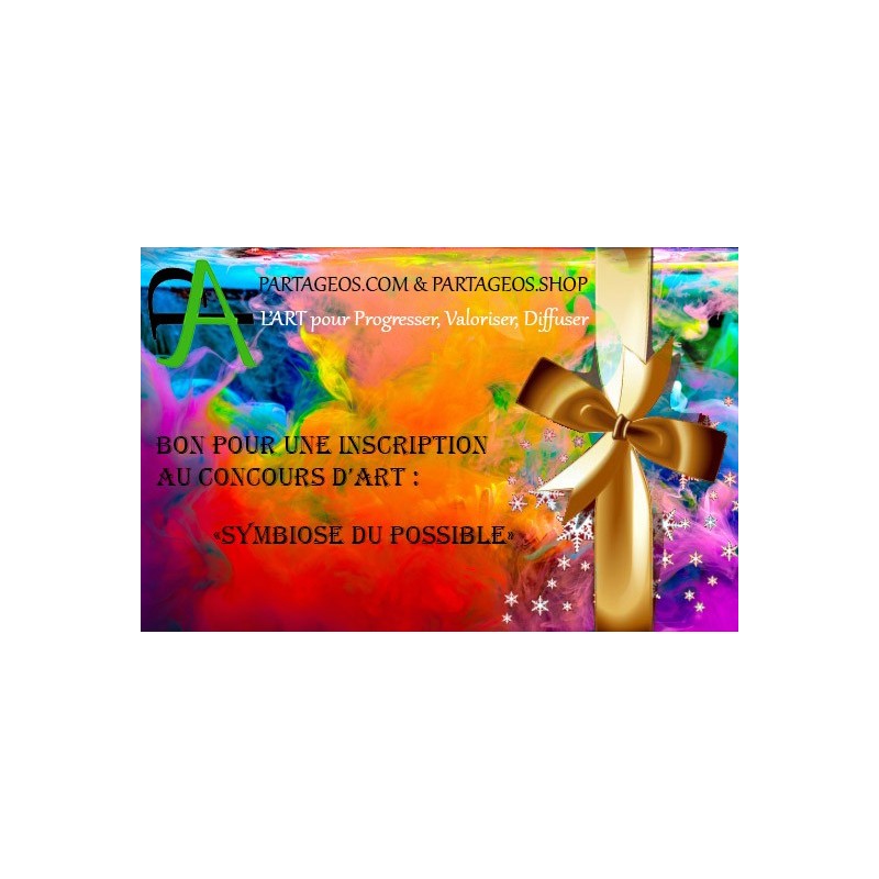 CARTE CADEAU SPECIALE Participation aux concours PARTAGEOS.COM