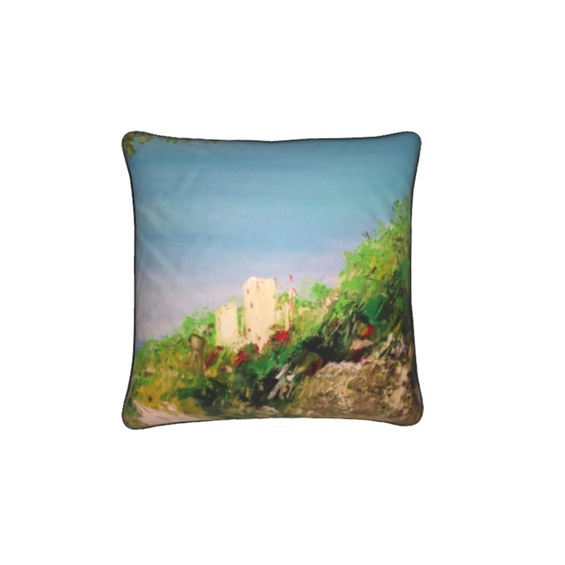 Coussin aux couleurs d'Artiste LIOBAU