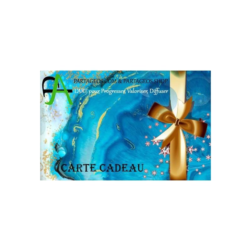 Carte Cadeau Partageos – Offrez un cadeau éthique et 100% plaisir Carte Cadeau Partageos – Offrez un cadeau éthique et 100% plaisir