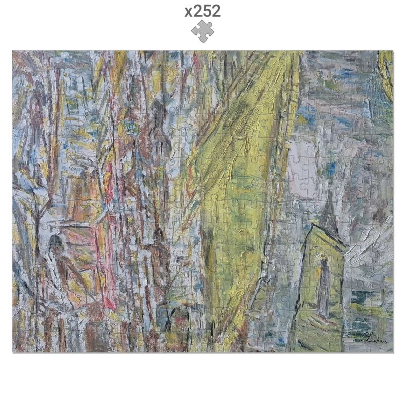Puzzle artistique « Traversé » – LIOBAU | 100 à 1 000 pièces