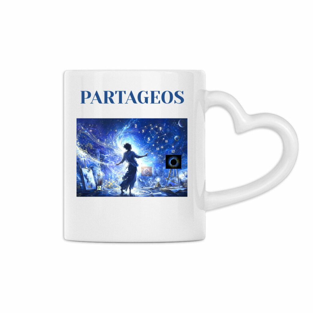 Mug à anse en forme de coeur PARTAGEOS