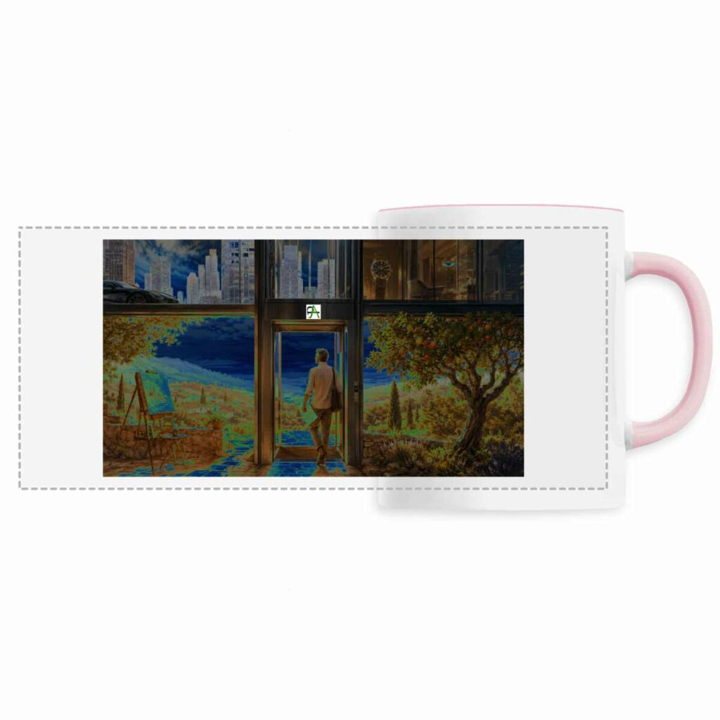 Mug céramique - Panoramique Partageos Univ