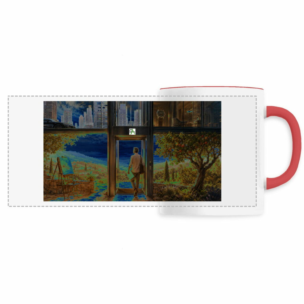 Mug céramique - Panoramique Partageos Univ