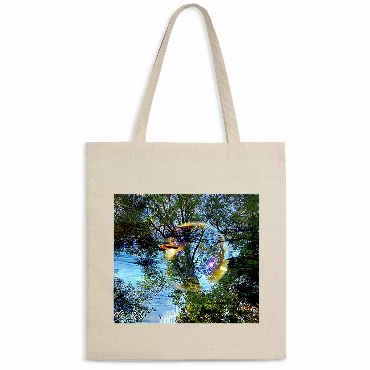 Tote bag bio « Bulle 2 » – Cécile D. | Collection Partageos