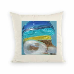 Coussin artistique « K-ICE » – CarollIn | Partageos