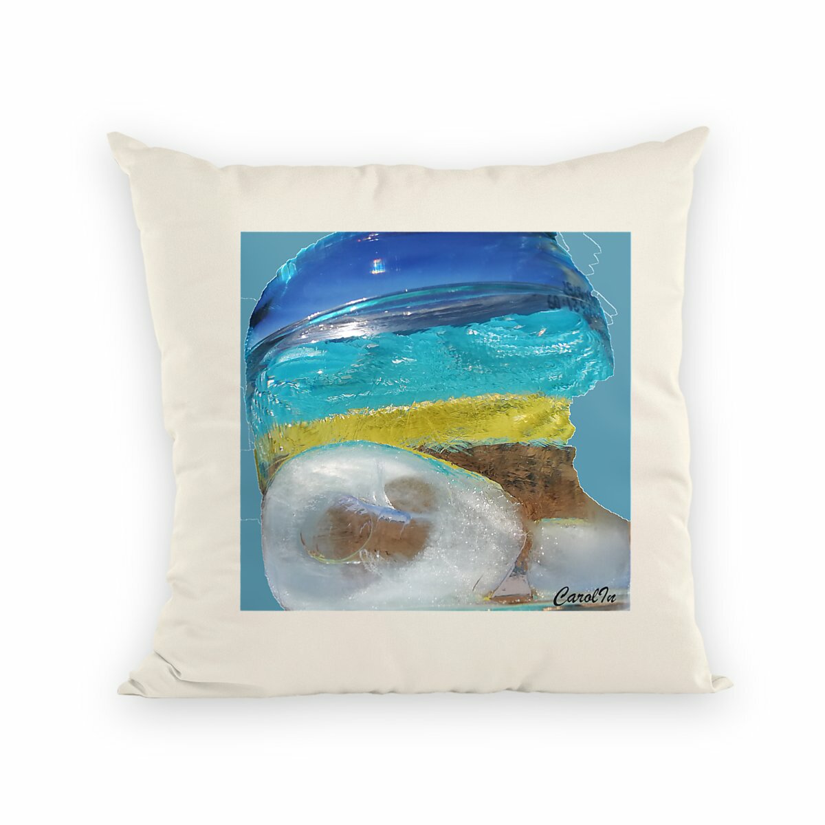 Coussin artistique « K-ICE » – CarollIn | Partageos