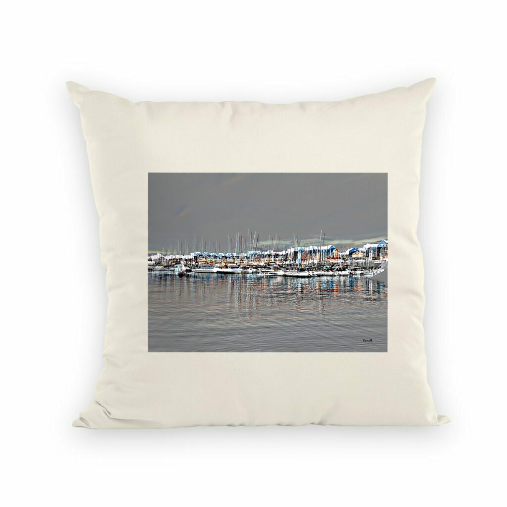 Coussin artistique « Paisible » – CarollIn | Partageos