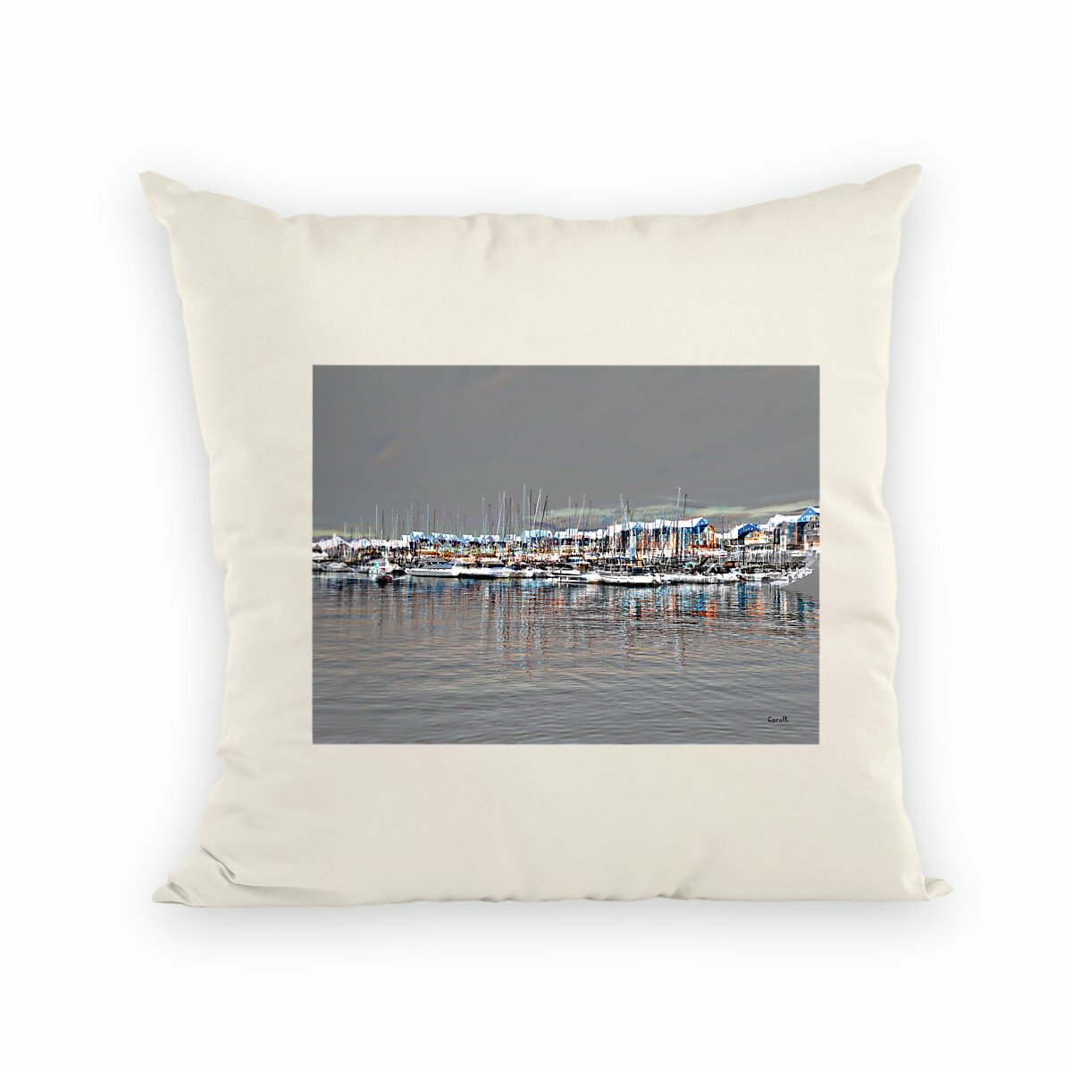 Coussin artistique « Paisible » – CarollIn | Partageos