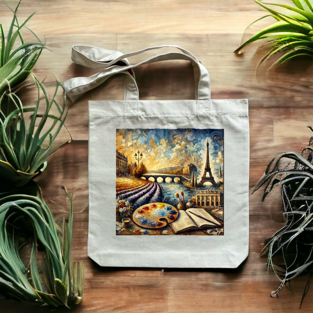 Tote bag épais « Paris en couleurs » – Cécile D. | Partageos