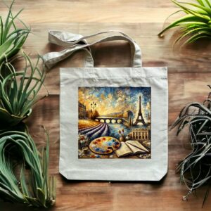 Tote bag épais « Paris en couleurs » – Cécile D. | Partageos