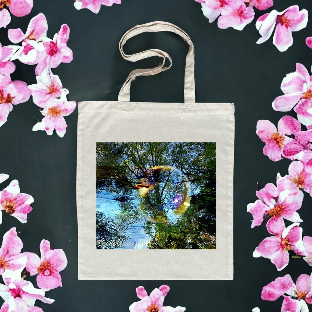 Tote bag bio « Bulle 2 » – Cécile D. | Collection Partageos