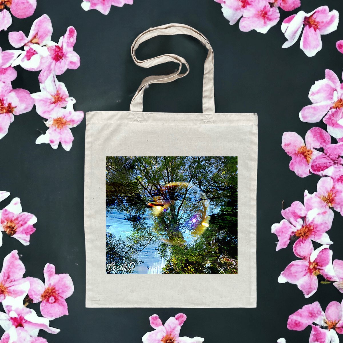 Tote bag bio « Bulle 2 » – Cécile D. | Collection Partageos