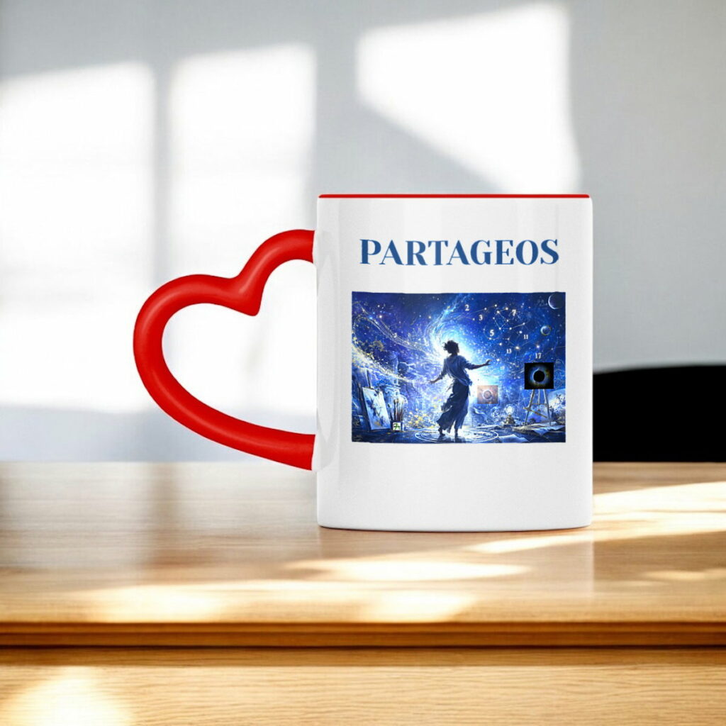 Mug à anse en forme de coeur PARTAGEOS