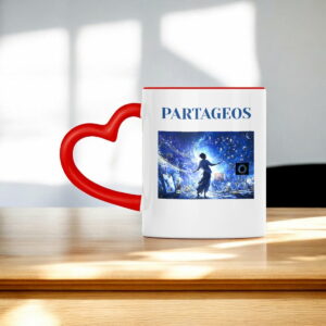 Mug à anse en forme de coeur PARTAGEOS